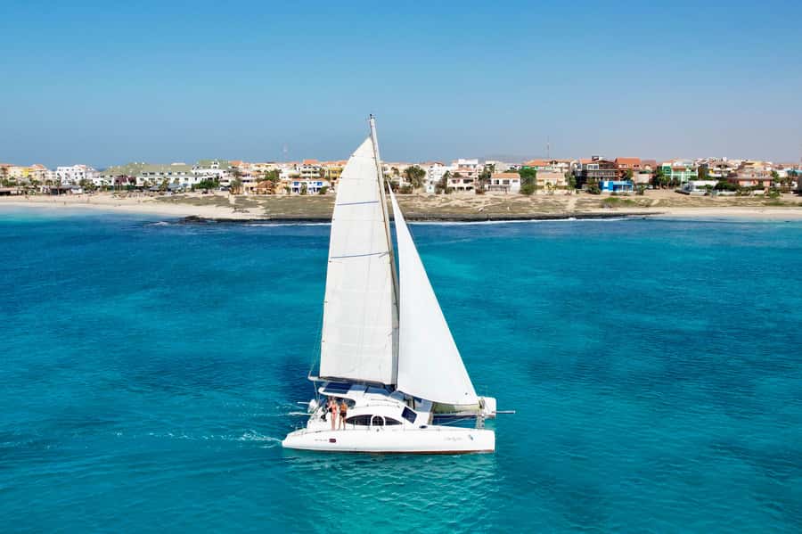 3-hour Catamaran Adventure on the waters of Sal Island - Entering the Santa Maria Flow: Pick-Up, Transfers, and Departure Points
