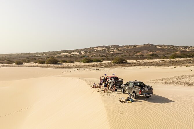 4WD Boa Vista group day tour south and north with sandboarding - Santa Monica Beach drive: timing your swim with the Atlantic
