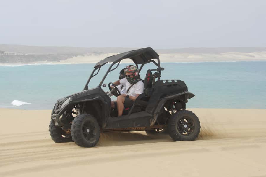 Boa Vista Island: Dunes, Desert &Sal Rei 4WD Buggy Adventure - Bahia de Estoril and the Sal Rei pass-through