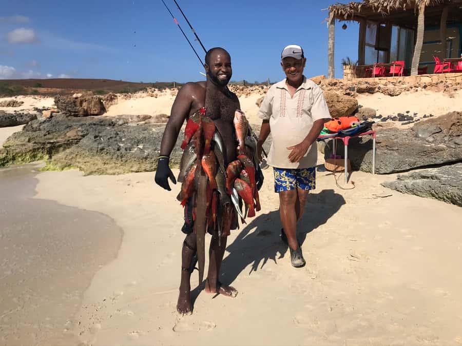 Boa Vista: Lobster Lunch at Santa Monica Beach - Santa Monica Beach time: swimming, sun, and a reef full of fish