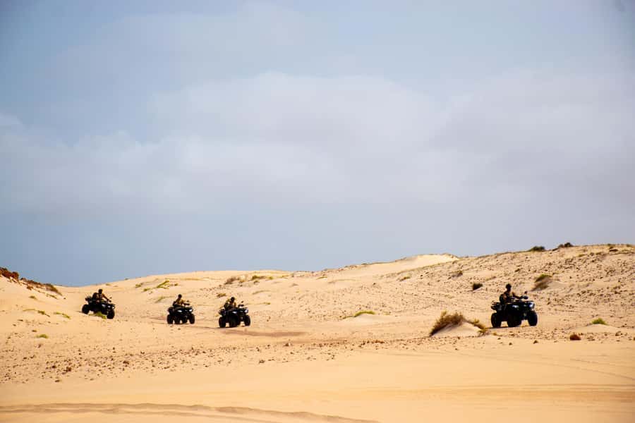 Boa Vista Quad Tour: Santa Monica & South Desert (4-Hour) - Praia de Varandinha: cliffs, caves, and a more secluded coastline