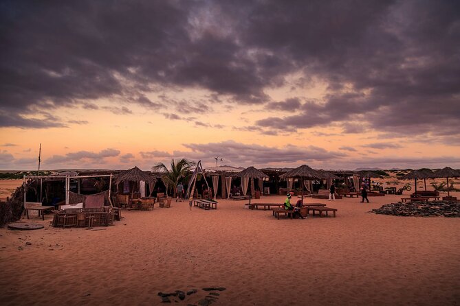 Boa Vista Sunset Dinner with Live Music - Drums, Bonfire Light, and the Live Music Build-Up