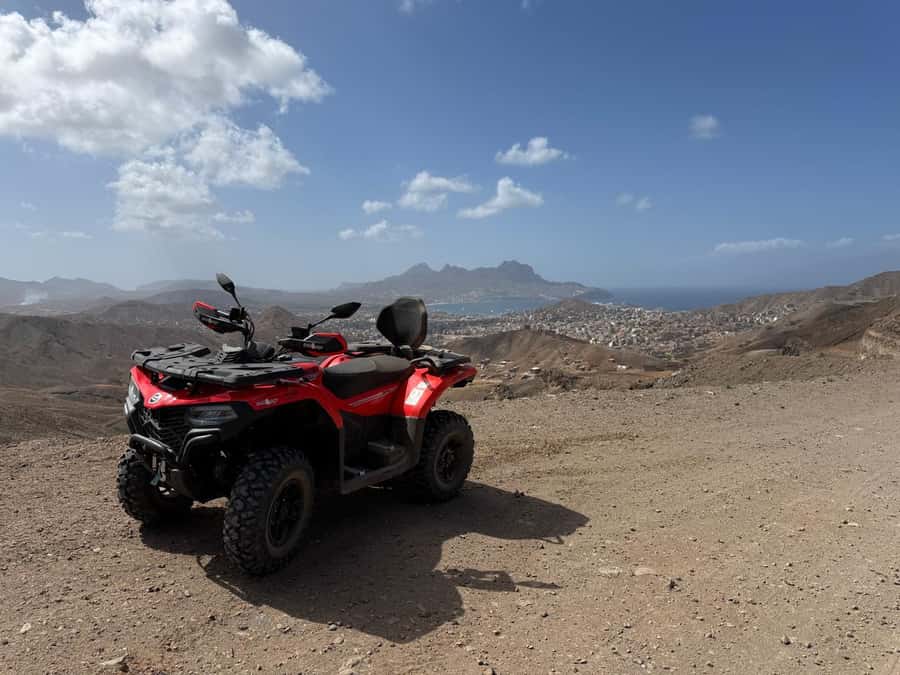 Cape Verde: São Vicente Island 4x4 Quad Tour - Baía das Gatas: Warm Water and a Refreshing Break
