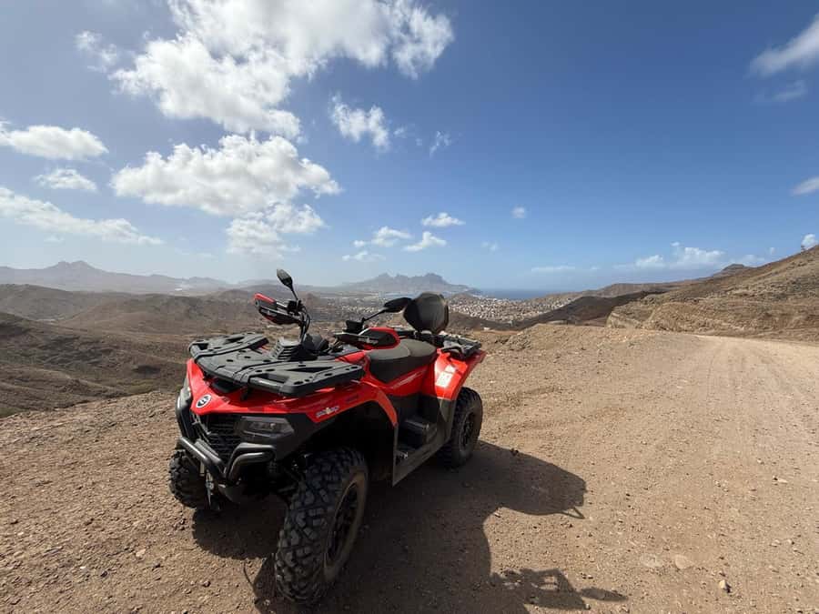 Cape Verde: São Vicente Island 4x4 Quad Tour - Calhau: Rock Formations, Fishing Village Energy, and Viana Volcano Views