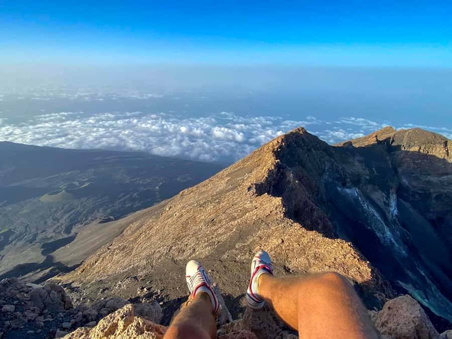 Fogo Island: Pico do Fogo Volcano Summit Hike - Summit time, 360 views and the reality of clouds