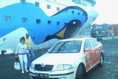 Praia city to the airport.