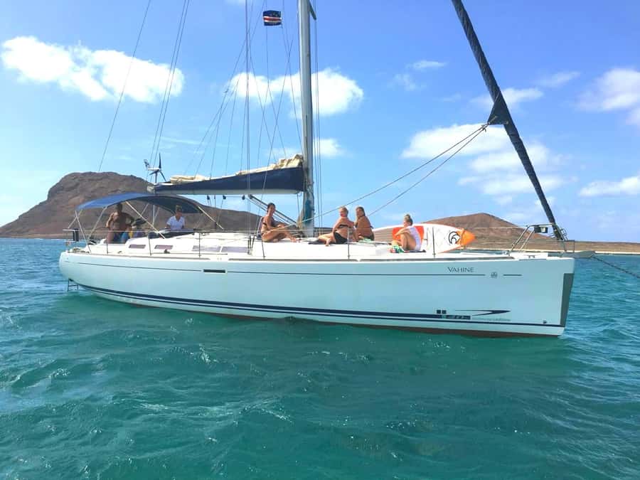 Sal, Cape Verde: Half day on Cuba Libre sailing yacht - Getting to the boat: Bikini Beach start, smooth transfer, real check-in