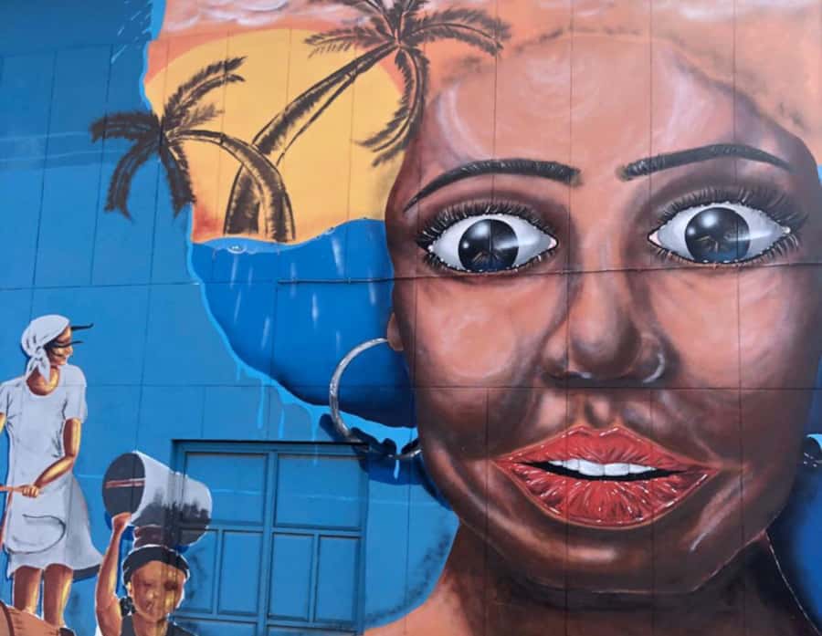Sal: Espargos City Tour, Local Life, and Cape Verde Tapas - Passing Amílcar Cabral International Airport, then walking into the city