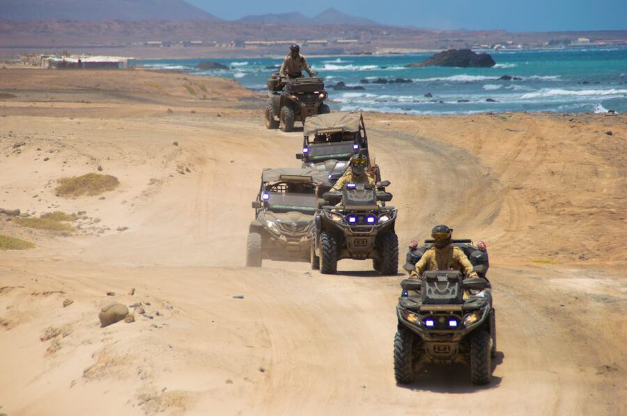 Sal Island: 4-Hour ATV Quad Island Tour - Shark Bay lemon sharks and Serra Negra’s protected stretch