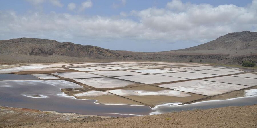 Sal island : Full day excursion Salinas, Shark Bay, Blue Eye - Pedra de Lume salt pans: floating, skin-softening salt, and mud care