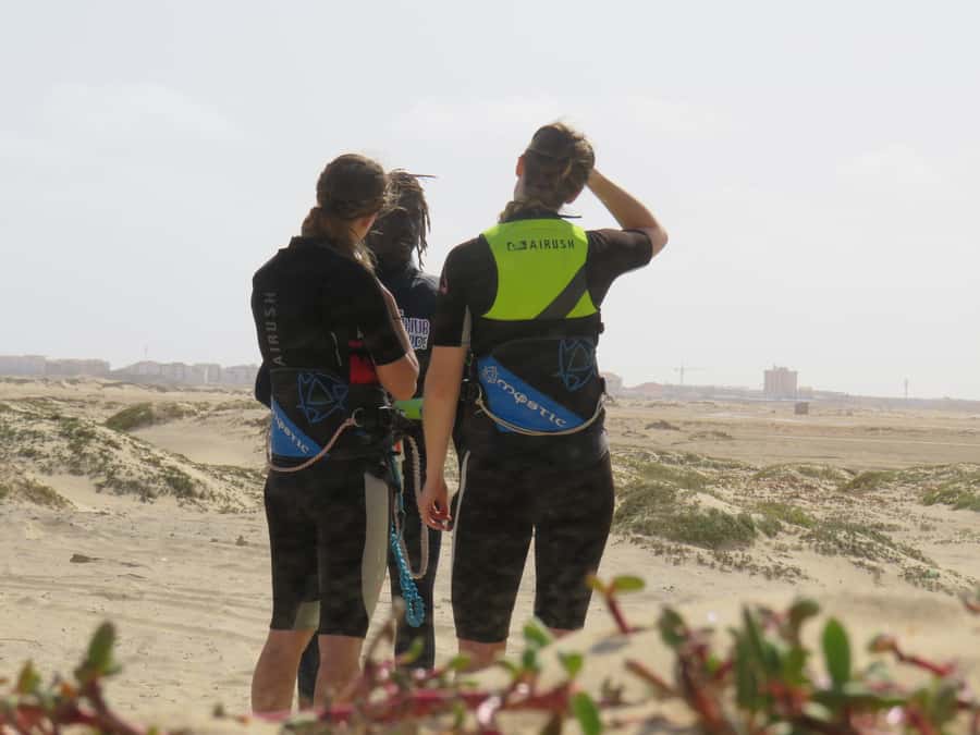 Sal: Kitesurfing Lessons - Getting to the lesson: Santa Maria meeting point and WhatsApp timing