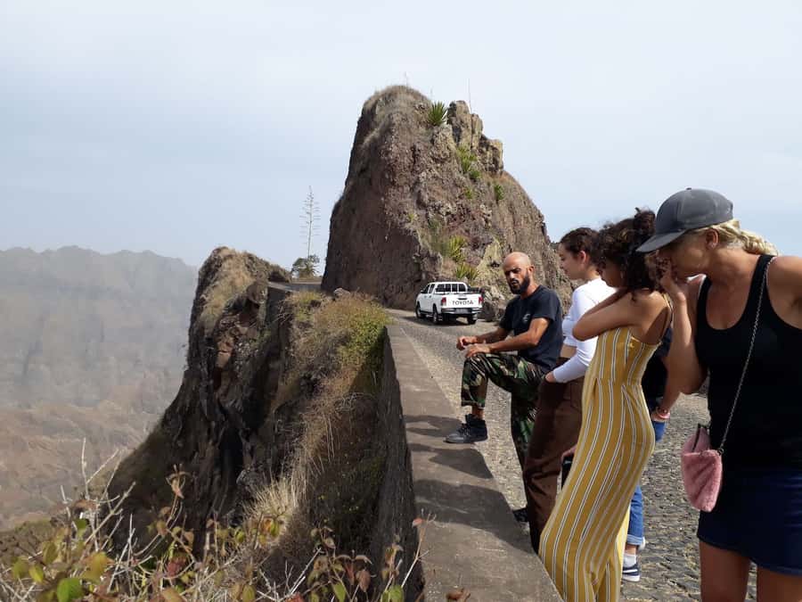 Santo Antão Highlights: Day Trip by Car with Ferry from SV - Pico da Cruz and Delgadinho ridge: when the green valleys show up
