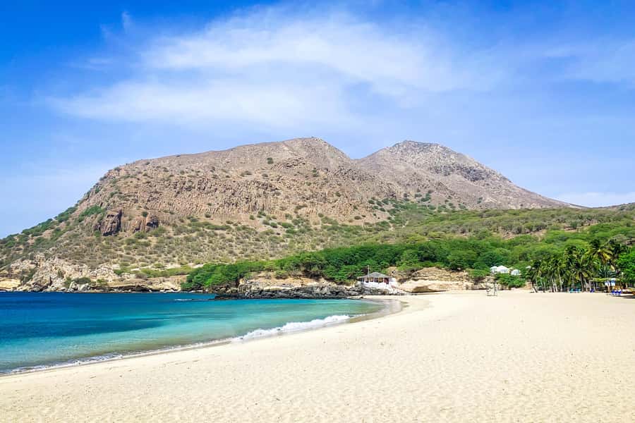 Tarrafal Bay Boat Trip and Beach Day - Late afternoon return and sunset between valleys and mountains