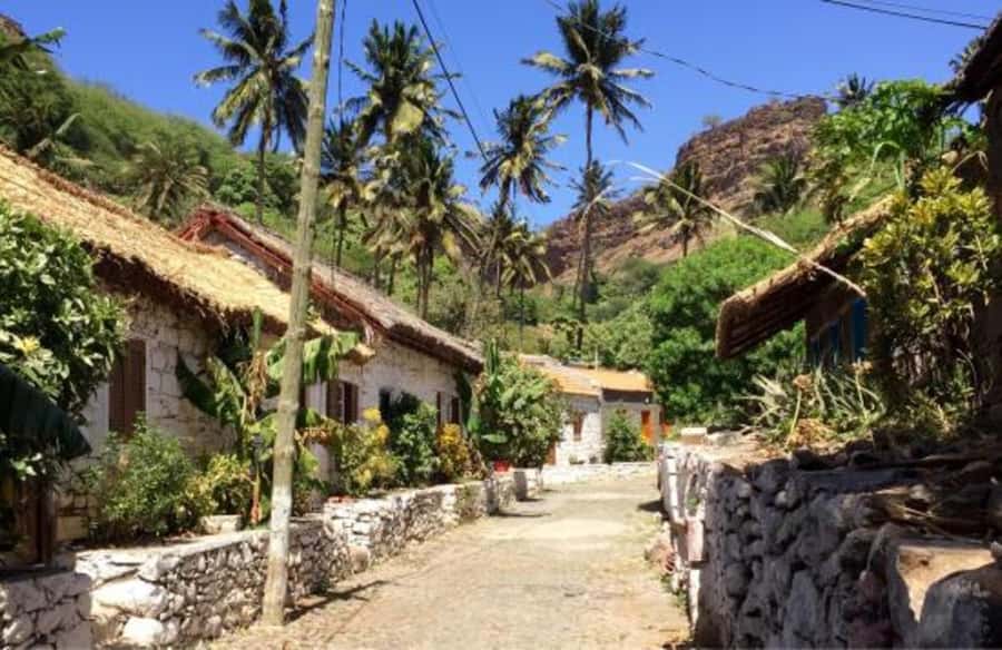 The origen of Capeverdean People - Entering the old city founded by Africans and Europeans