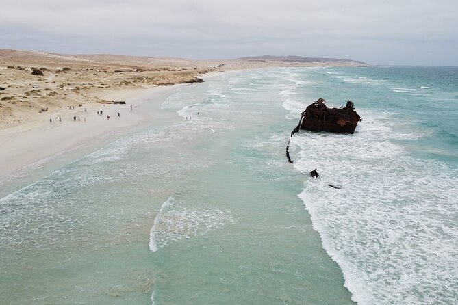 Tours in Boa Vista island - Stop 1: Cabo Santa Maria shipwreck and the Praia Boa Esperança vibe
