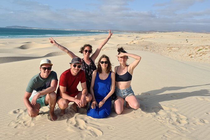 Tours in Boa Vista island - Stop 5: Praia da Varandinha rock formations and a sea cave look